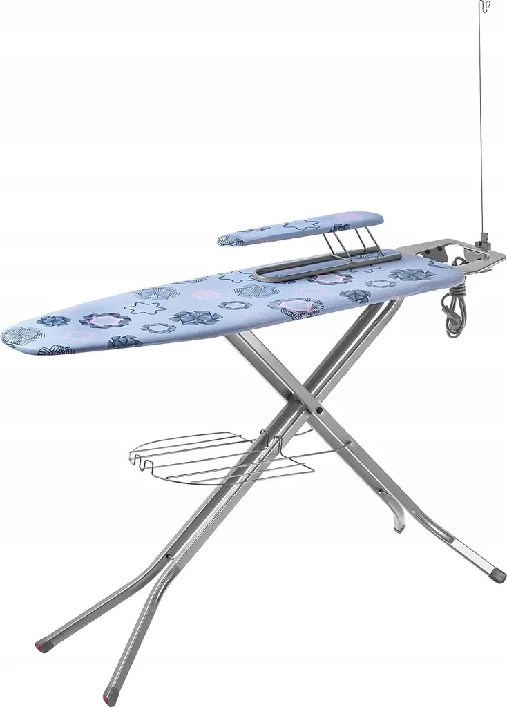 Table à repasser idéale pour chemises avec jeannette et surface 120x38cm