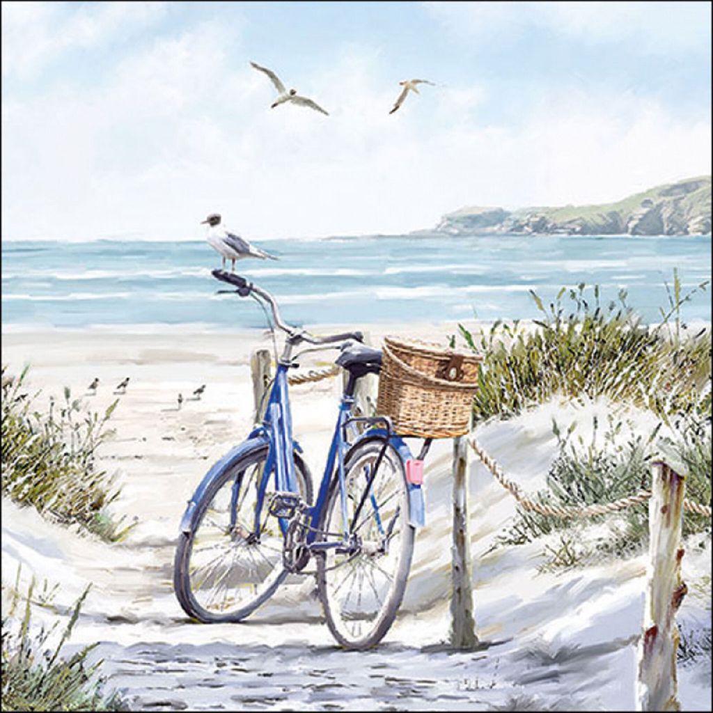 Ambiente Serviettenrad am Strand 33x33cm