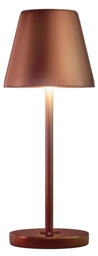 Lampe de Table Sans Fil Rechargeable Bronze - Luminaire LED LUME