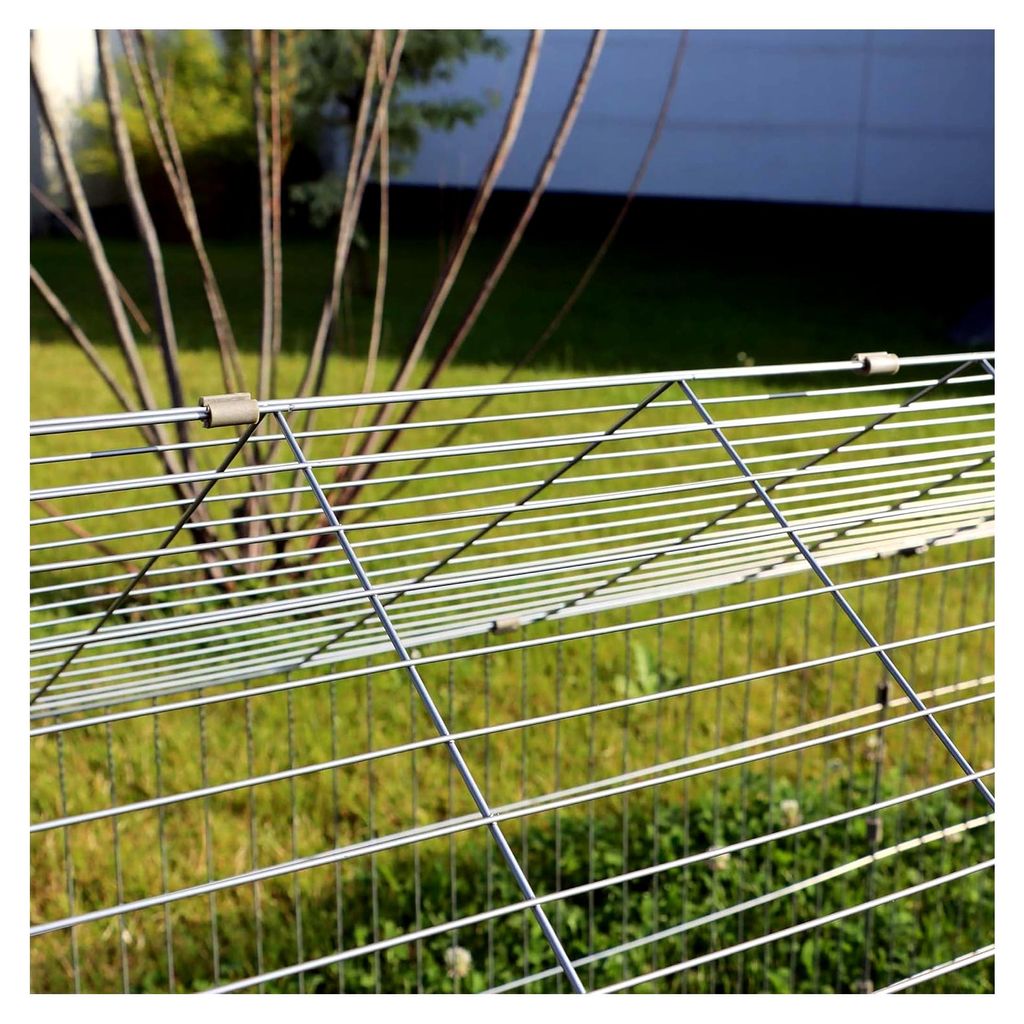 Freilaufgehege für Kaninchen 180 x 75 x 75 cm, Außengehege und Kleintierstall für Kaninchen, Hasen und Meerschweinchen