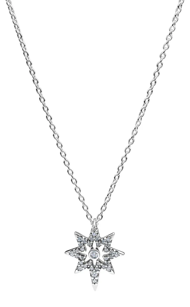 Collier Chaîne Fine Pandora en Argent Sterling 45 cm pour Pendentif