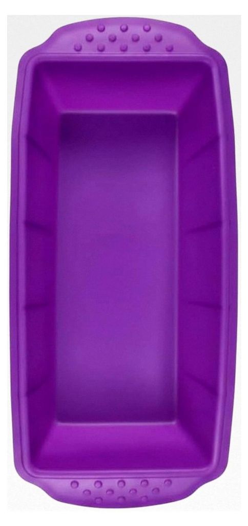 Silikon Brotbackform, Kastenform Antihaft Backform für Kuchen und Brot, 23x10x6 cm (Lila)