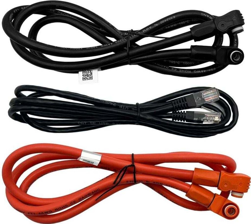Pylontech Set de câbles de connexion de batterie 1,5m Image du produit 