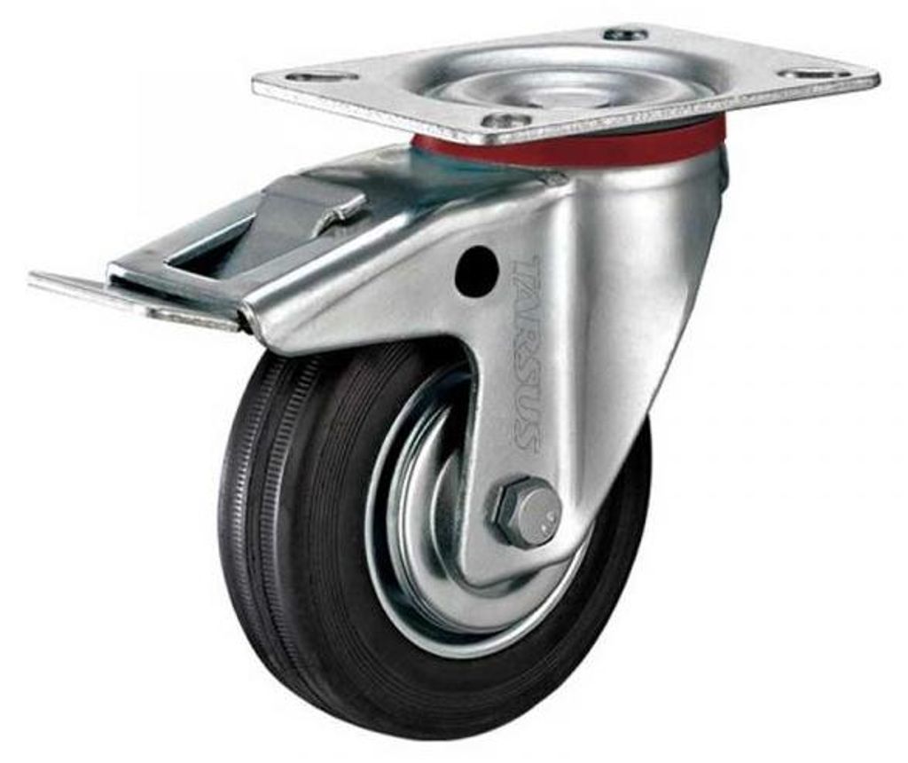 Tarsus Zwenkwiel + REM 125 mm. Schwarz