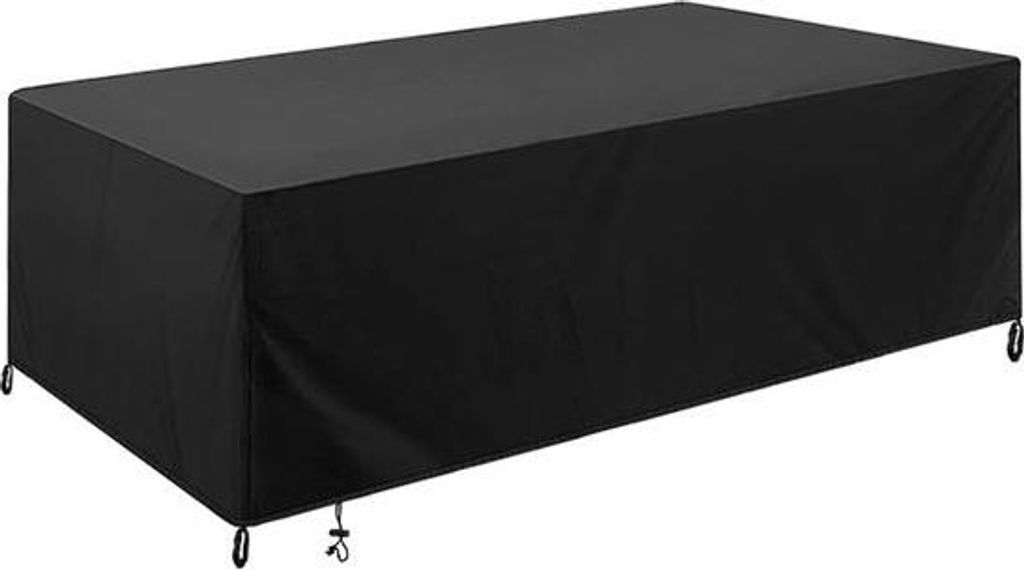 Schutzhülle für Gartentische – wasserdicht und UV-beständig – 1 Stück – Schwarz