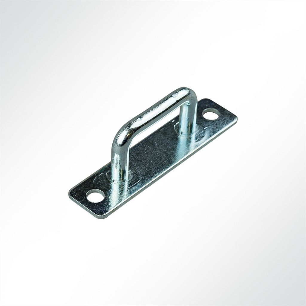 Lysel Riemenkrampe klein, verzinkt, (BxHxL) 12x11x50mm in grau (100 Stück)