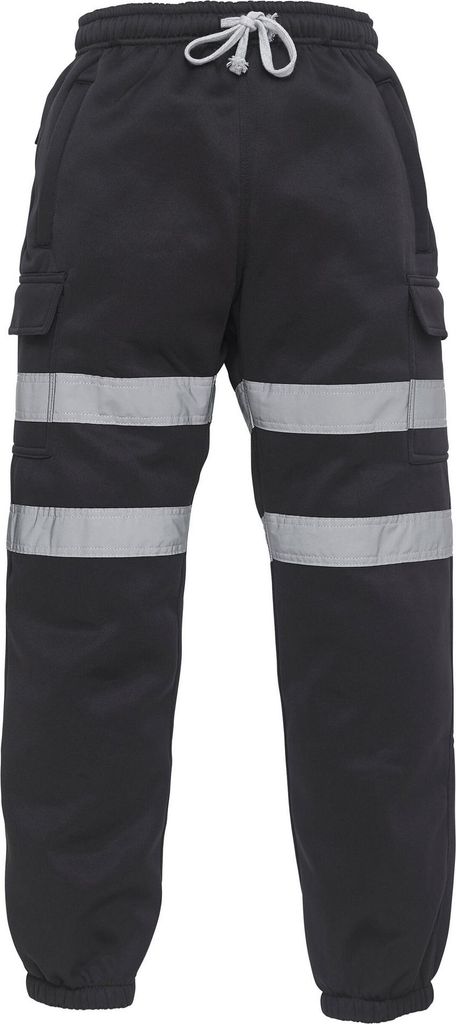 Yoko - Jogginghosen Signalkleidung für Herren/Damen Unisex PC7453 (3XL) (Schwarz)