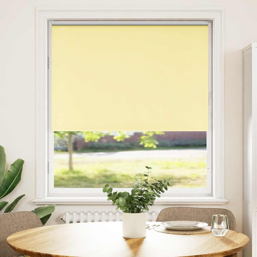 vidaXL Verdunkelungsrollo Gelb 105x150cm Stoffbreite Produktbild 