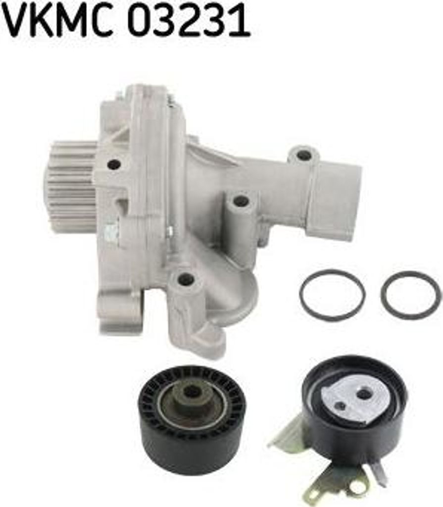 SKF VKMC 03231 Wasserpumpe + Zahnriemensatz OE 0816C8 kompatibel mit C5, 406