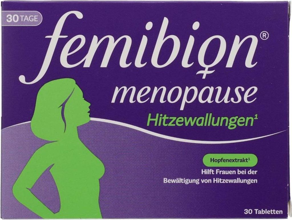 Femibion Menopause Hot Flushes Tablets 30 kapslí Obrázek produktu 