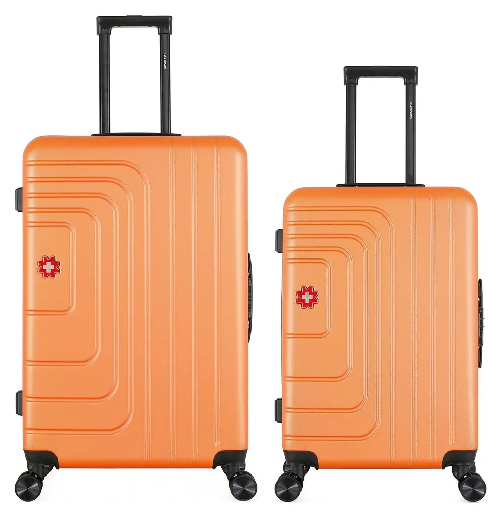 Valise RUTI SWISS KOPPER Lot de 2 avec Roues 360° et Coque Antichoc