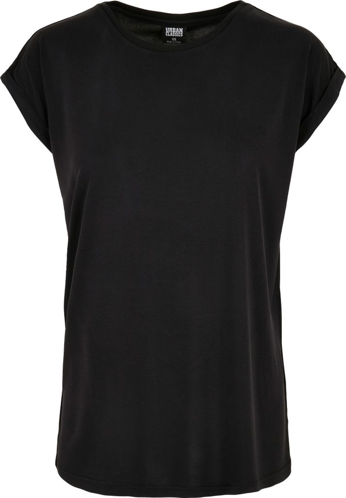 Urban Classics Ladies - Modal Extended Top schwarz - 5XL