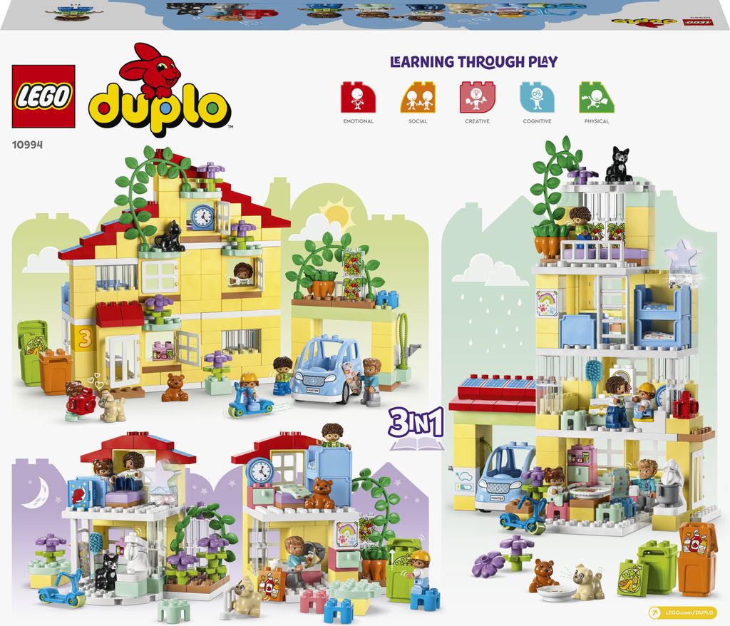 LEGO® DUPLO® 10994 Rodinný dom 3 v 1 Obrázok produktu