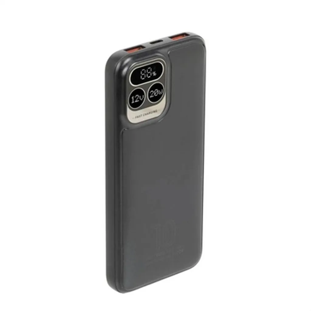Batterie de Secours 10000 mAh Rivacase VA2511 avec Double Sortie USB Noir