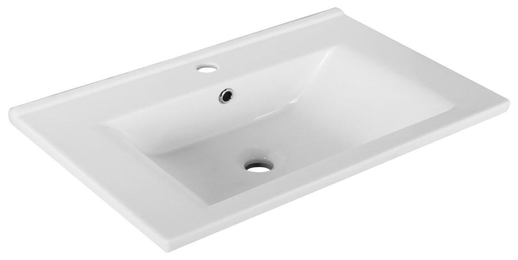 ZUNO 65 Keramik-Waschtisch 65x45cm, weiss Produktbild 