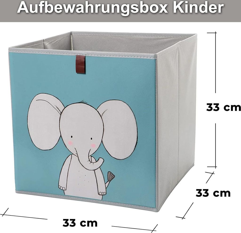 6er Set Aufbewahrungsboxen für Kinder Spielzeugkiste Produktbild 2