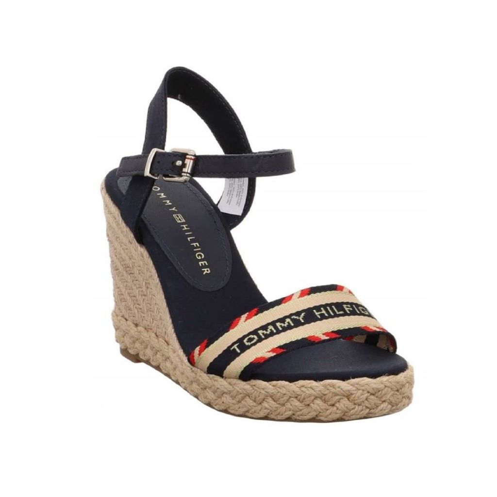 Tommy Hilfiger Damen Klassische Sandalen FW0FW06295 DW5 Farbe: Blau Größe: 40