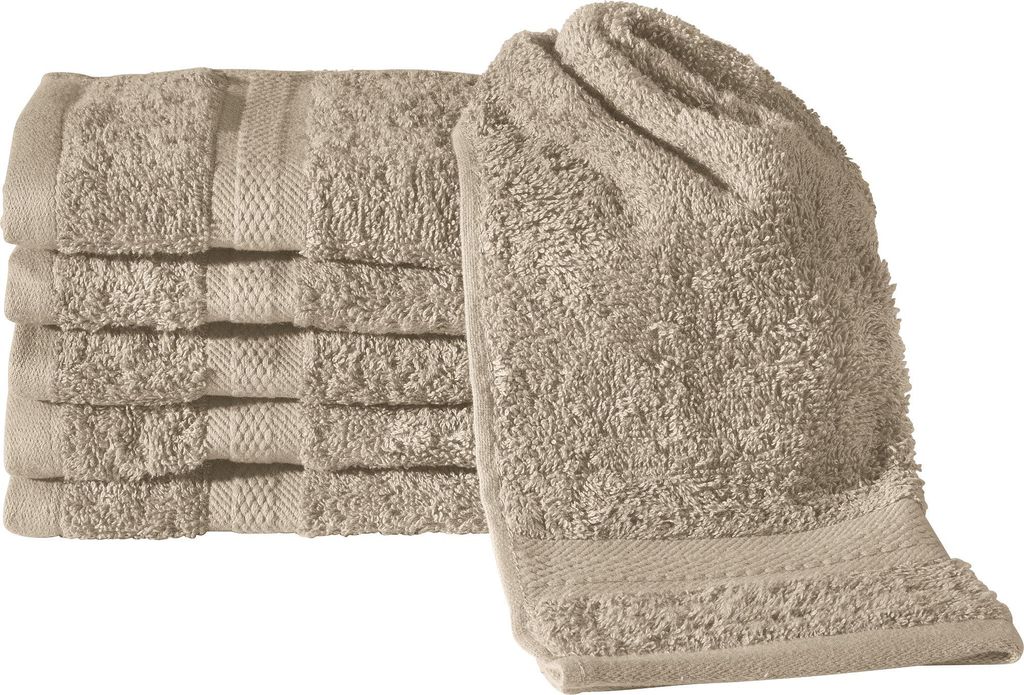 REDBEST Gästetuch Chicago" 6er-Pack taupe 30x50 cm"