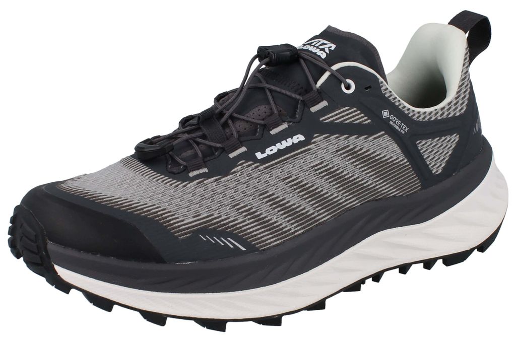 LOWA Fortux GTX Damen Trailrunningschuhe schwarz weiß Produktbild 