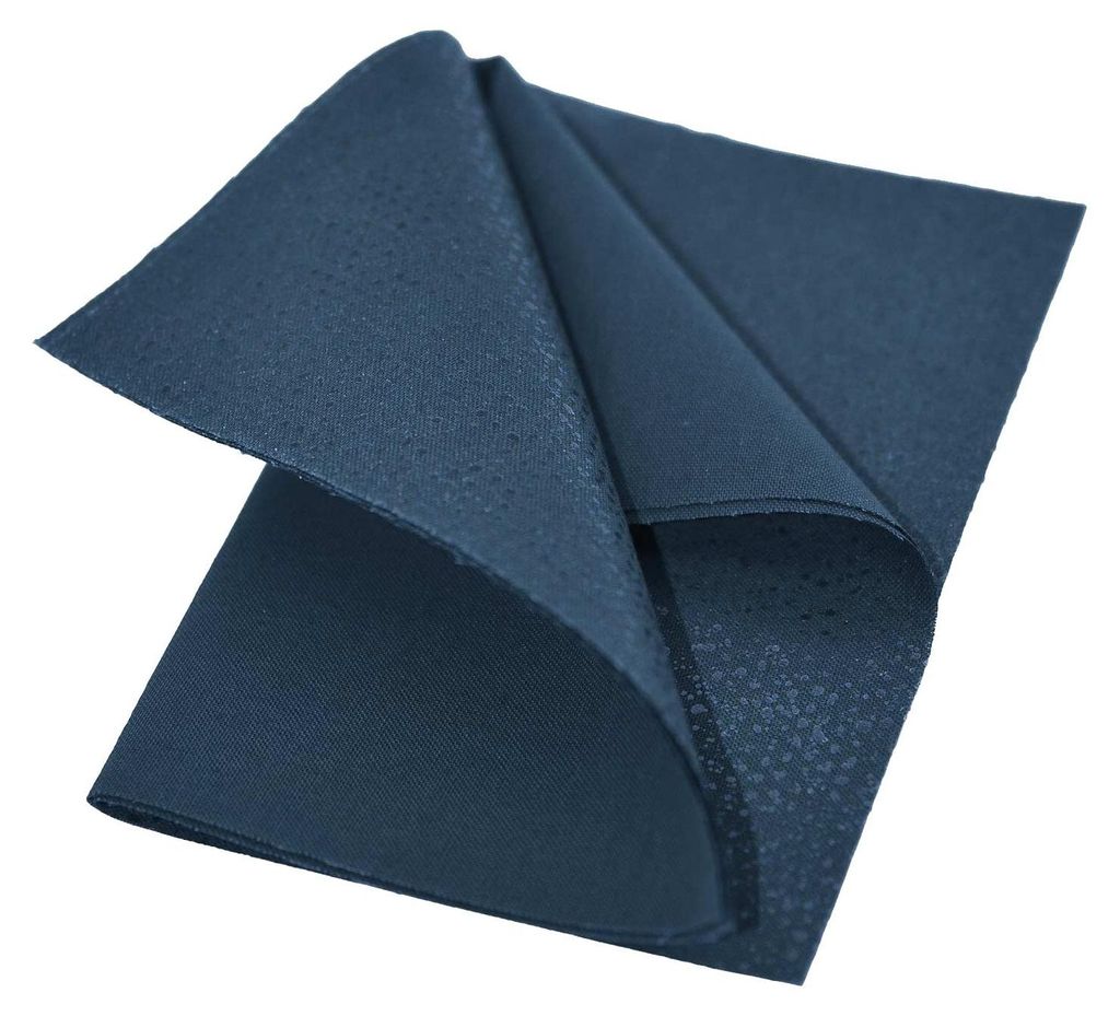 3 zuschneidbarer Flicken aus Baumwolle zum aufbügeln 15 x 20cm , dunkelblau