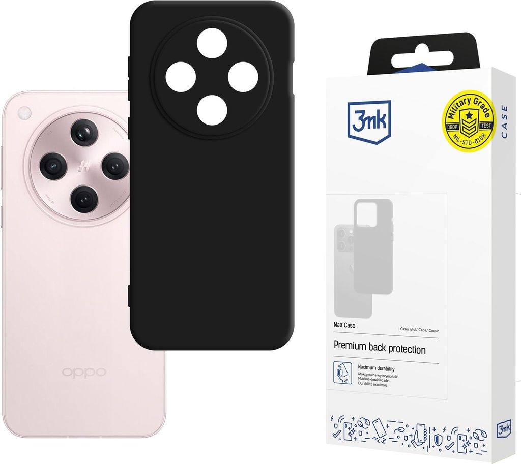 3mk Schutzhülle Matt Case Cover für Oppo Find X8 Backcover