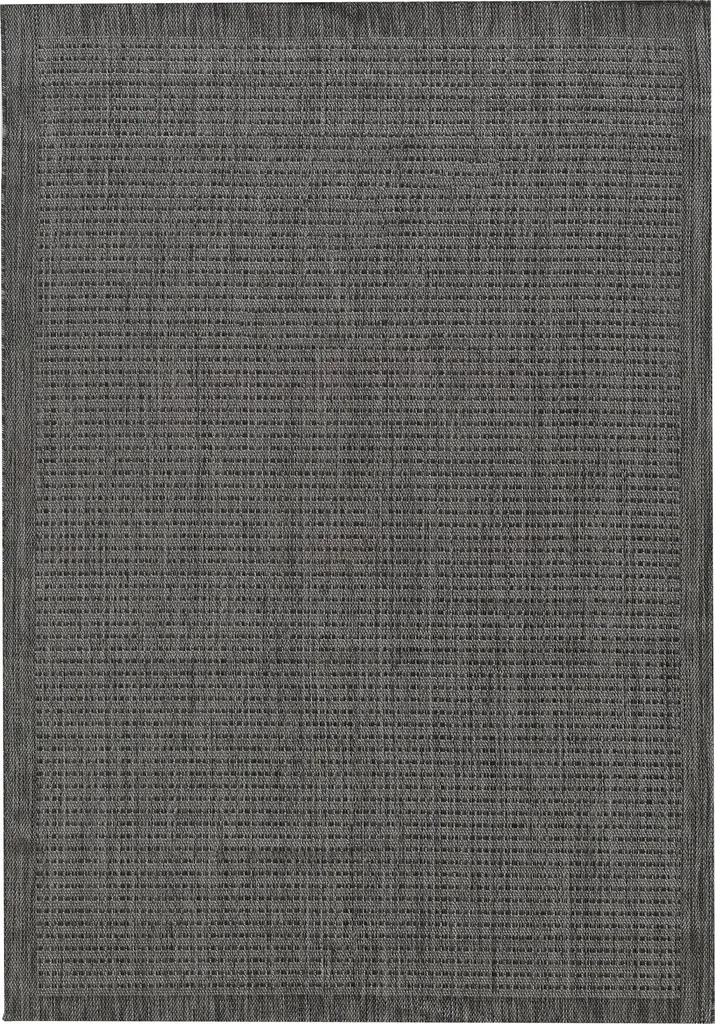 Tapis de passage extérieur noir 80x150cm Giza résistant aux intempéries