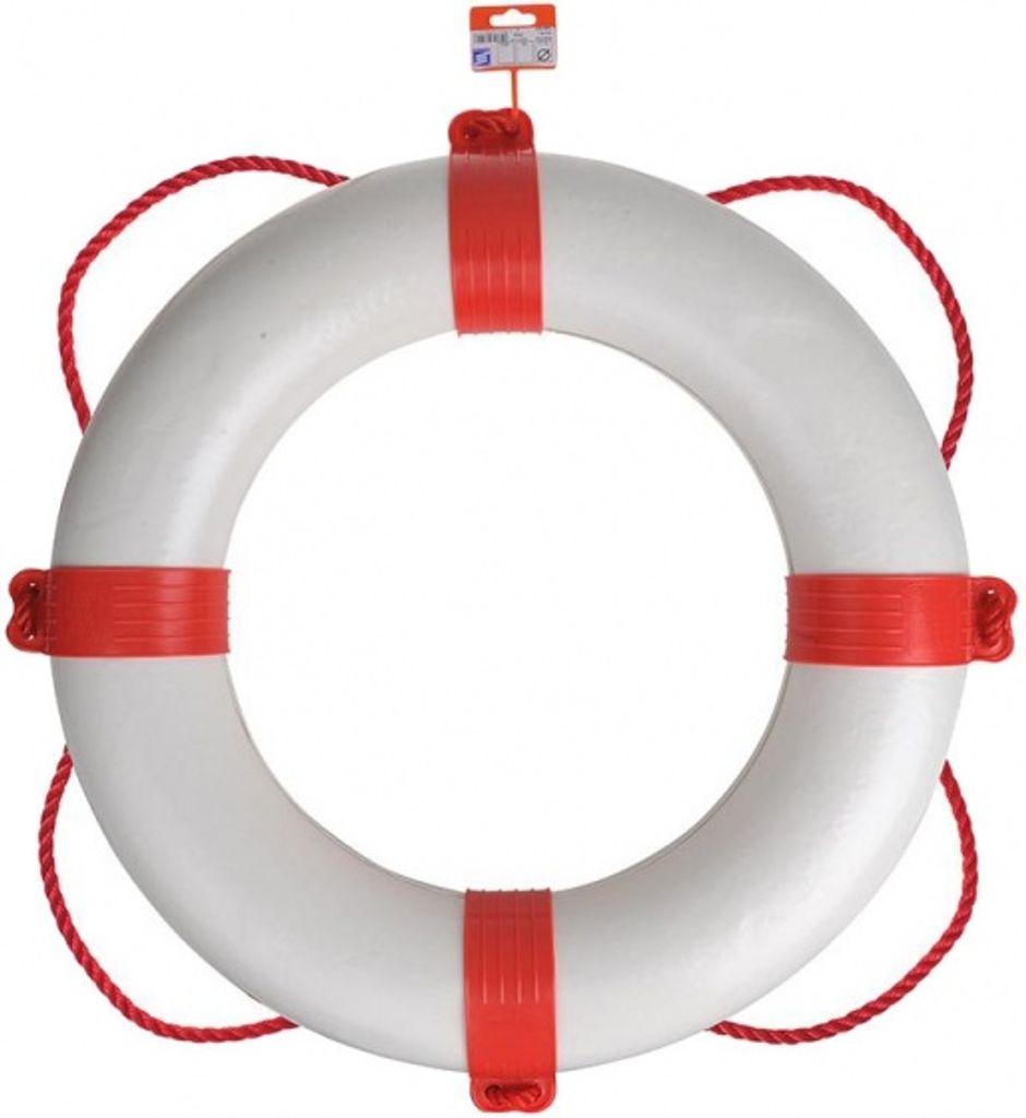 Bouée De Sauvetage Avec Ligne 30m, 550 X 300 Mm, Rouge, Set Complet