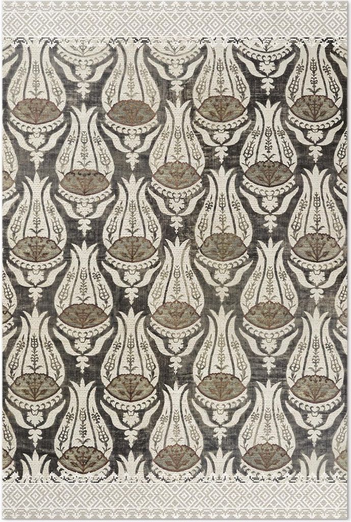 Florales Mobiliar von William Morris – Vinyl Fußmatte – 80x120 cm – Rutschfest, Pflegeleicht & Langlebig
