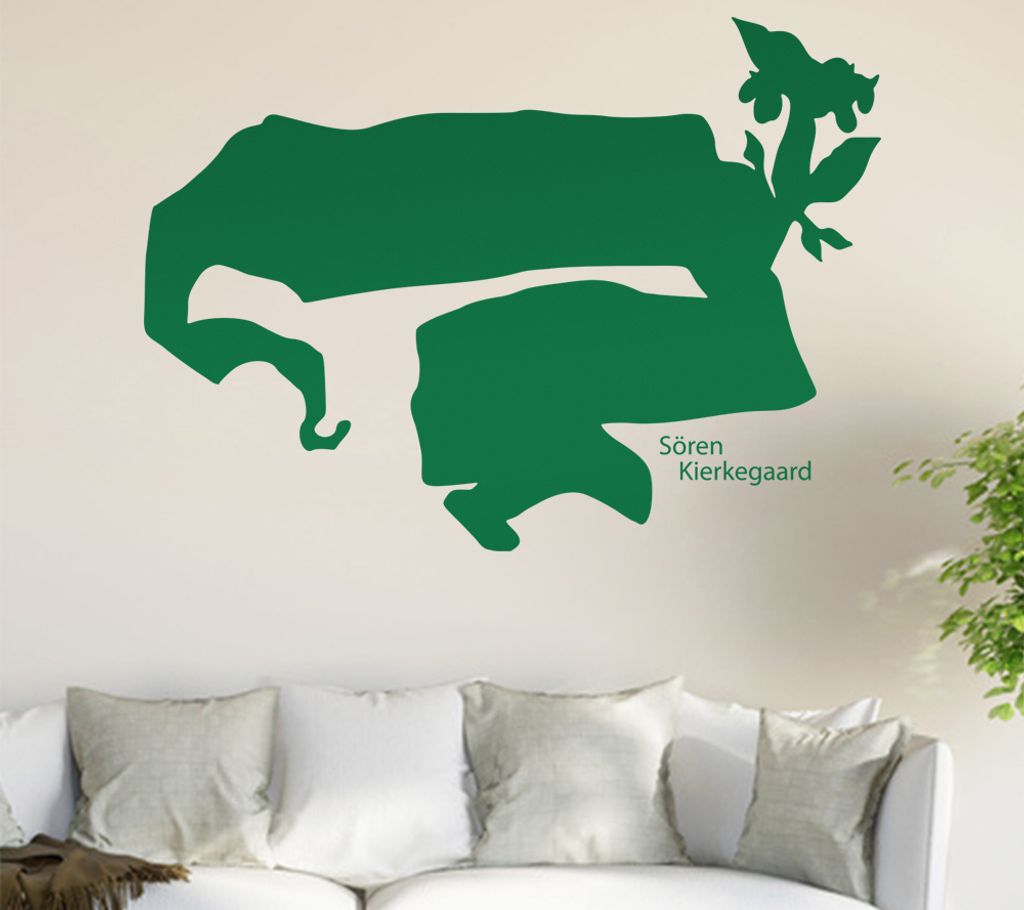 Verstehen kann man das Leben ... Wandtattoo in 6 Größen - Wandaufkleber Wall Sticker - Dekoration, Küche, Wohnzimmer, Schlafzimmer, Badezimmer