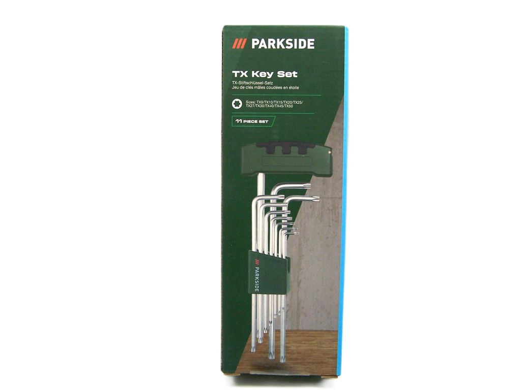 Winkelschlüssel Stiftschlüssel - Satz Torx Parkside / 10 Produktbild 