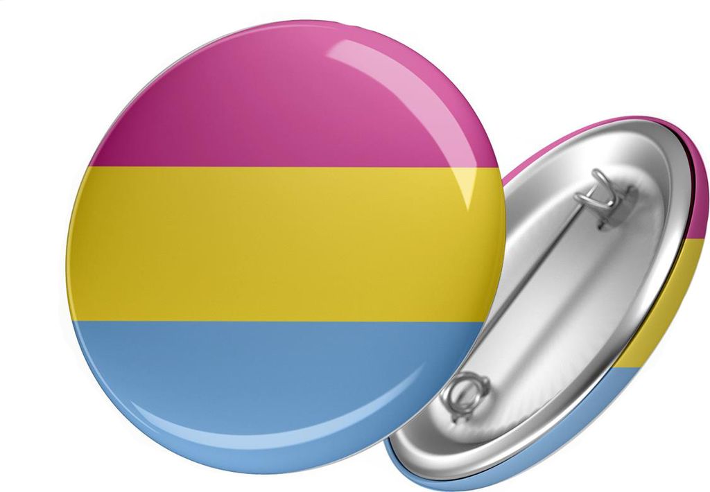 Huuraa Button Panuell LGBTQ Geschenk Ansteck Pin Größe 59mm Panuell LGBTQ Präsent