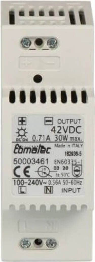 Alimentazione su guida DIN Zehnder per ComfoSpot Twin40