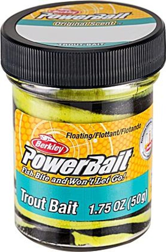 Berkley PowerBait Trout Dough Bait Swirls (Bumblebee)