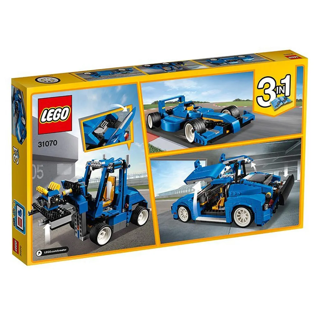 LEGO Creator 31070 La Voiture Turbo de Course Jouet de Construction