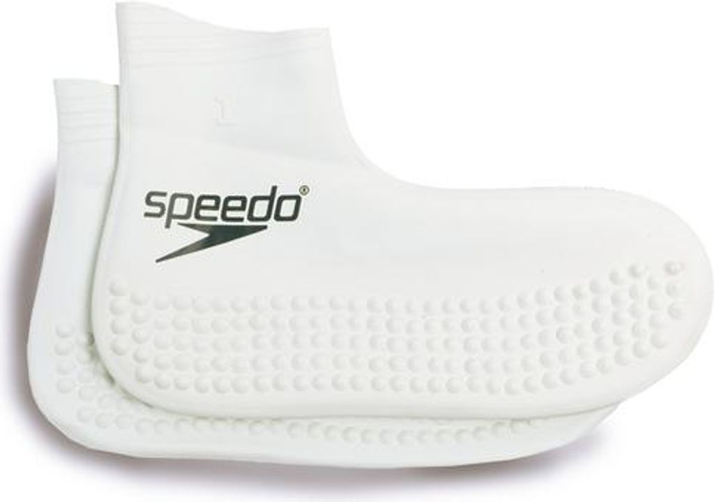 Speedo Latex Schwimmsocke weiß rutschfest für Kinder und Erwachsene