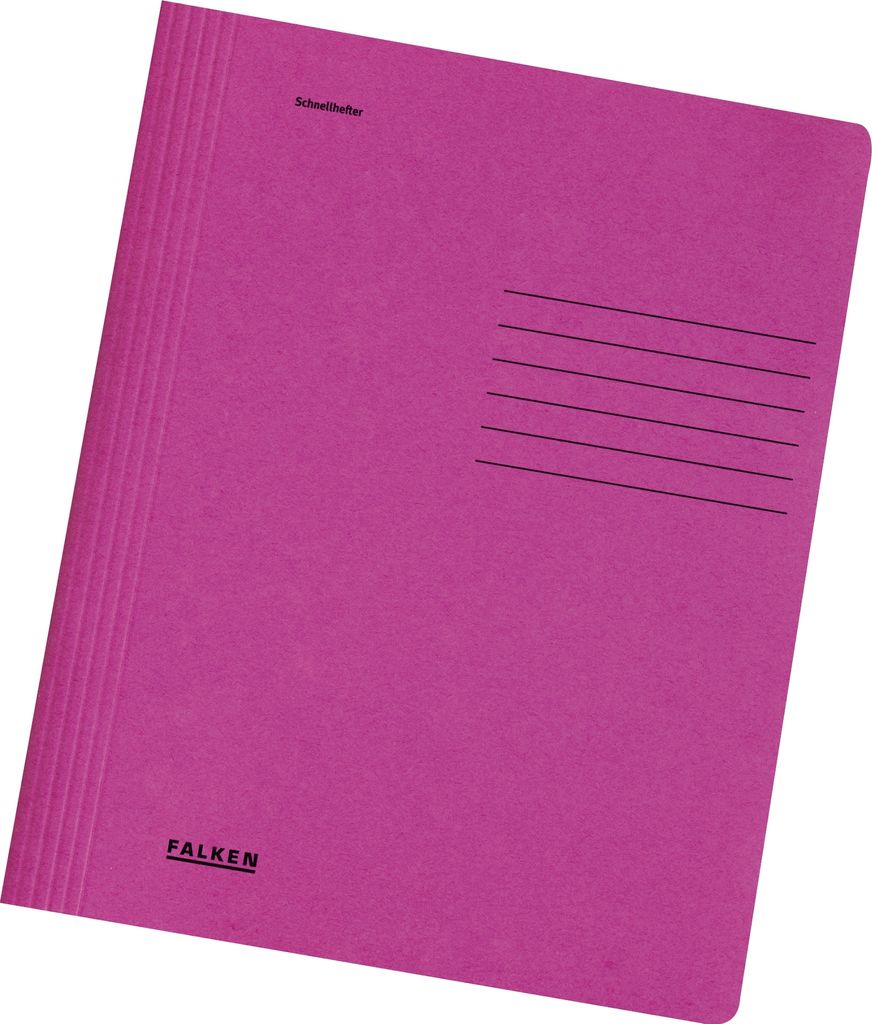 Falken Schnellhefter 26001200 A4 Karton pink