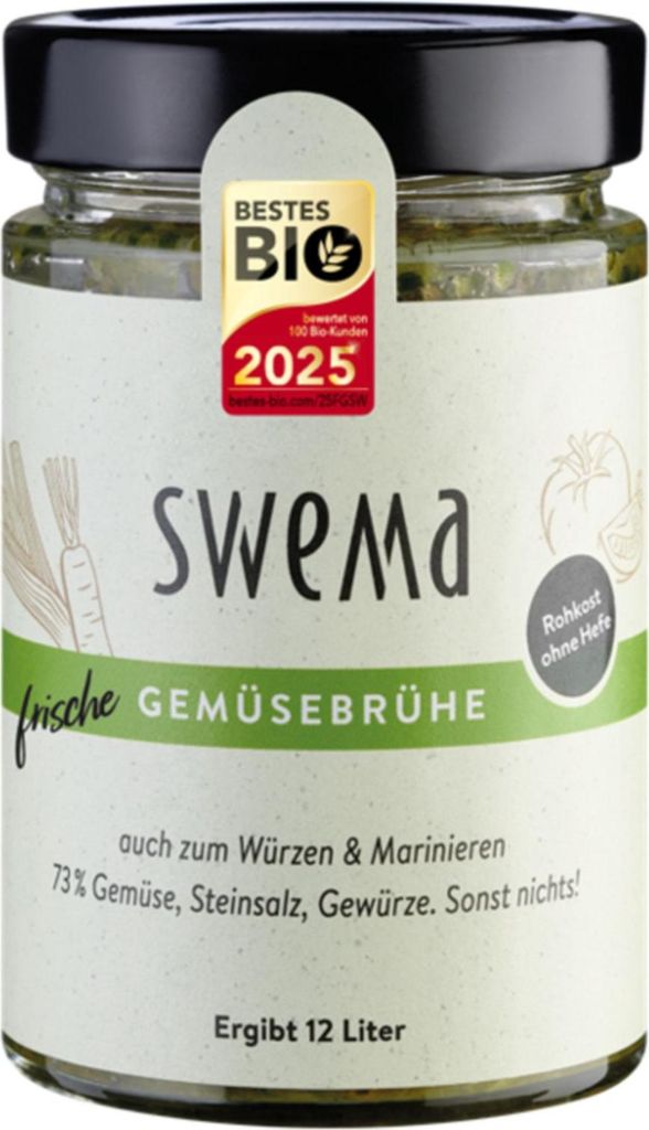 SweMa Frische Bio Gemüsebrühe klassich 320g