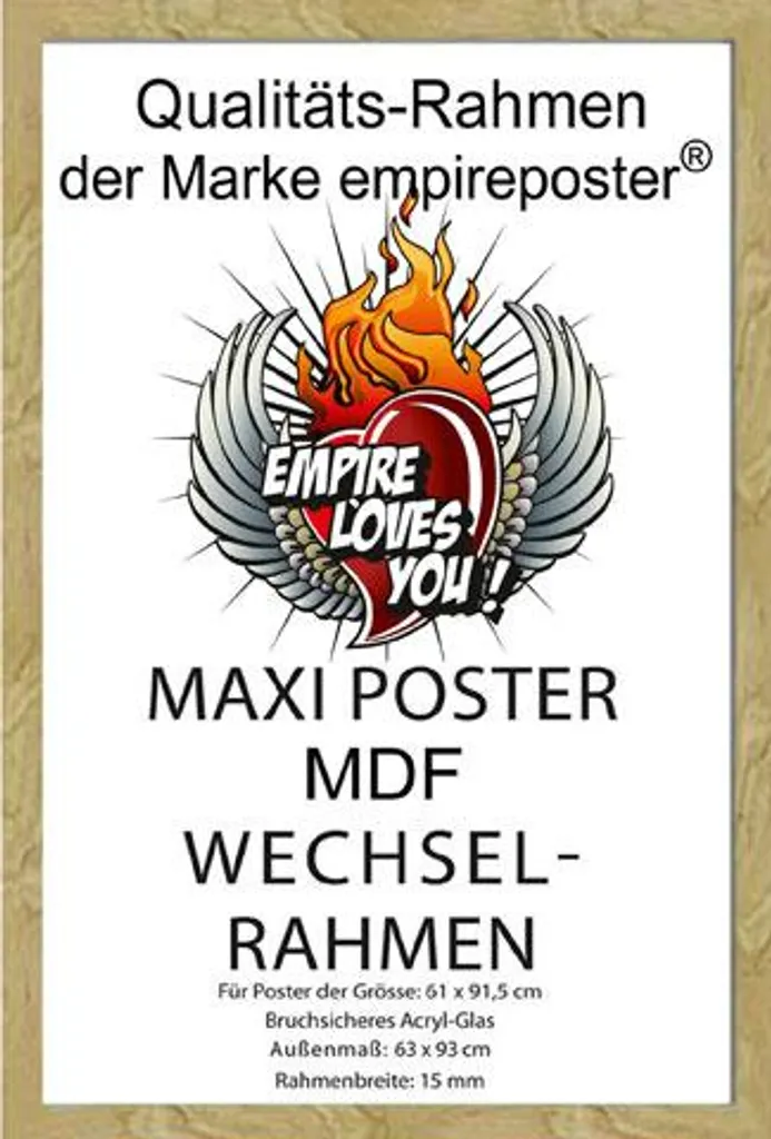 Set Poster Copertine The Cars + Cornice Professionale Shinsuke MDF