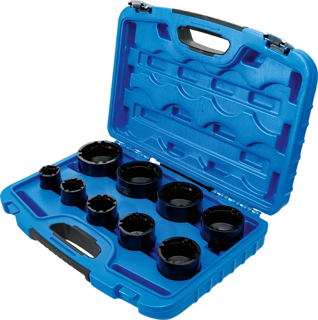 Coffret de Douilles à Ergots pour Écrous à Encoches KM4-KM12 BGS 8327