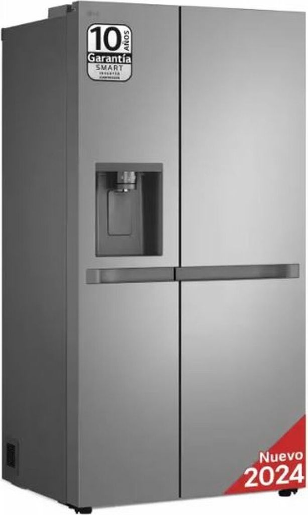 LG GSBC40PYPE Side-by-Side Kühlkombination Freistehend 664 l E Silber