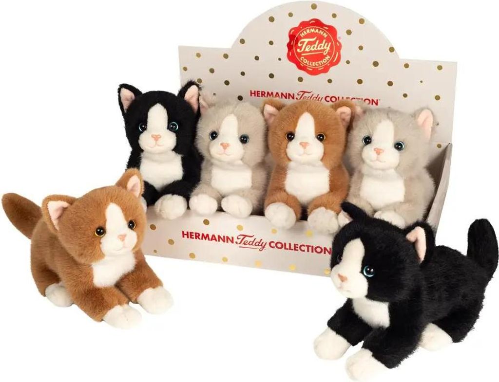 Teddy-Hermann Teddy Hermann mačky 3-farebné rôzne 20 cm Obrázok produktu 
