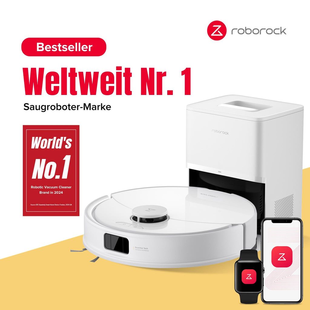 Roborock Q10 PF+ Staubsauger Roboter mit Wischfunktion Produktbild