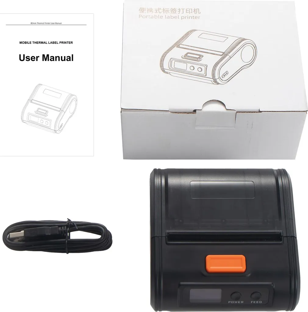 Imprimante de Ticket Bluetooth pour Restaurant et Supermarché Format 80mm - 5