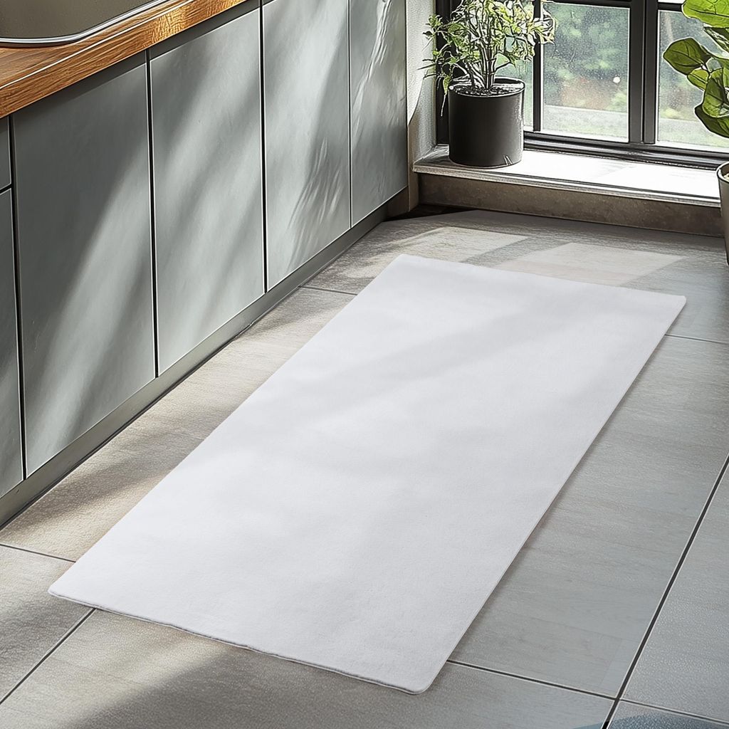 Homebyhome Waschbarer Kurzflor Teppich, rutschfest & weich, Produktbild 
