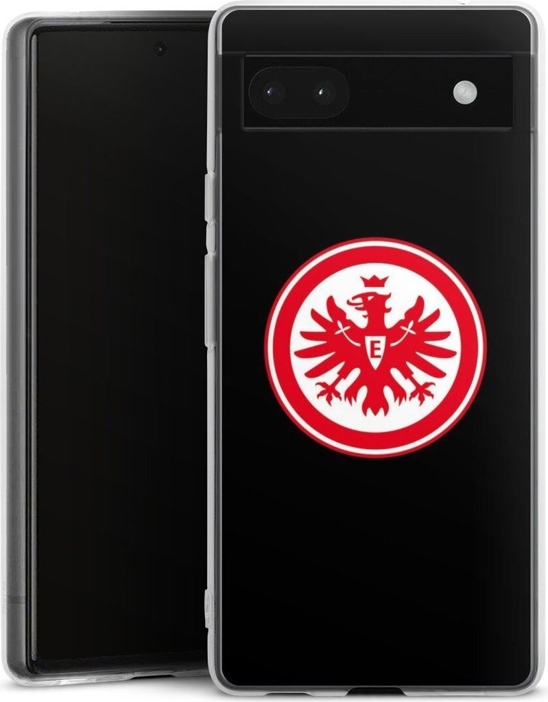 DeinDesign Handyhülle für Google Pixel 6a Silikon Hülle Case Smartphone Schutzhülle Adler Eintracht Frankfurt SGE