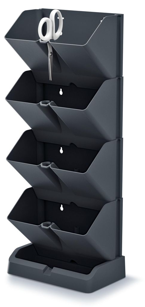 Vertikaler Garten Modulare Töpfe Mini Cascade Anthrazit Produktbild 