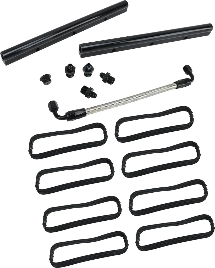 Kit rampe injection EFI robuste en acier pour moteur LS2 LS3 LSX et LS1