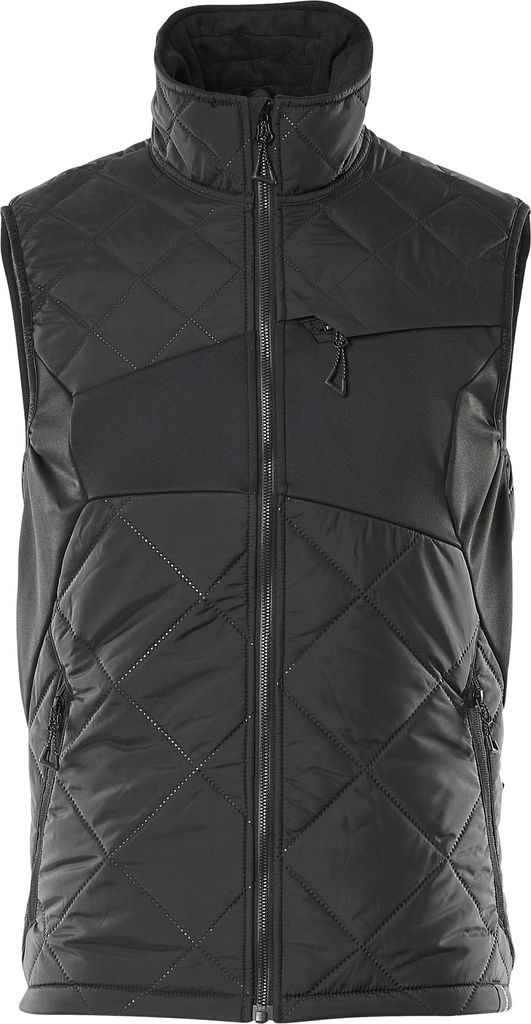MASCOT 18065-318-09-S, Weste, Mann, Schwarz, S, 92 cm, Polyester