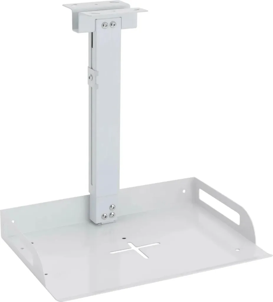 Supporto Soffitto Proiettore Bianco Regolabile Fai Da Te Robusto
