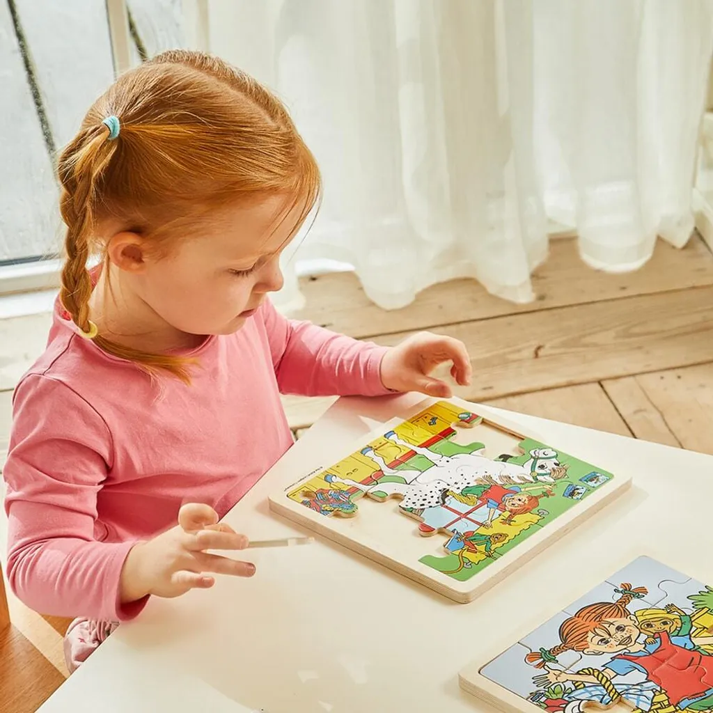 Puzzle enfant Pippi de Barbo Toys - Jeu éducatif motif cheval (8633)